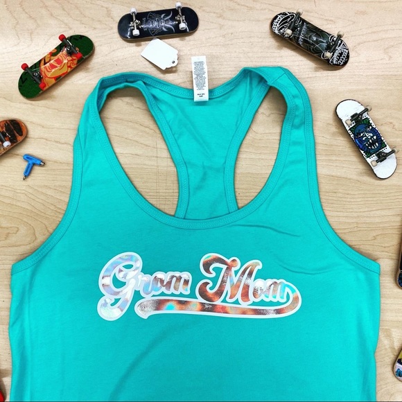 Grom Mom Skate Mom Racer Tanks Roller skate Skateboard - Picture 2 of 5